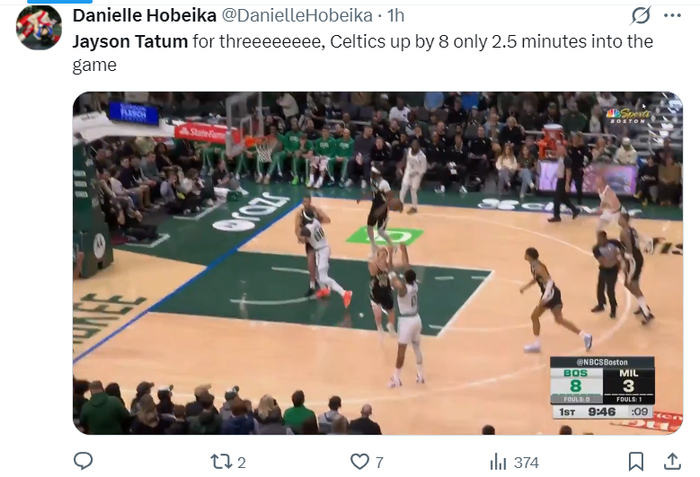 塔图姆准三双引领凯尔特人大胜雄鹿取两连胜