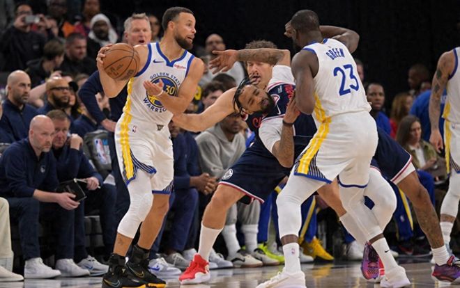 库里35分率勇士逆转快船 赢得季后赛门票